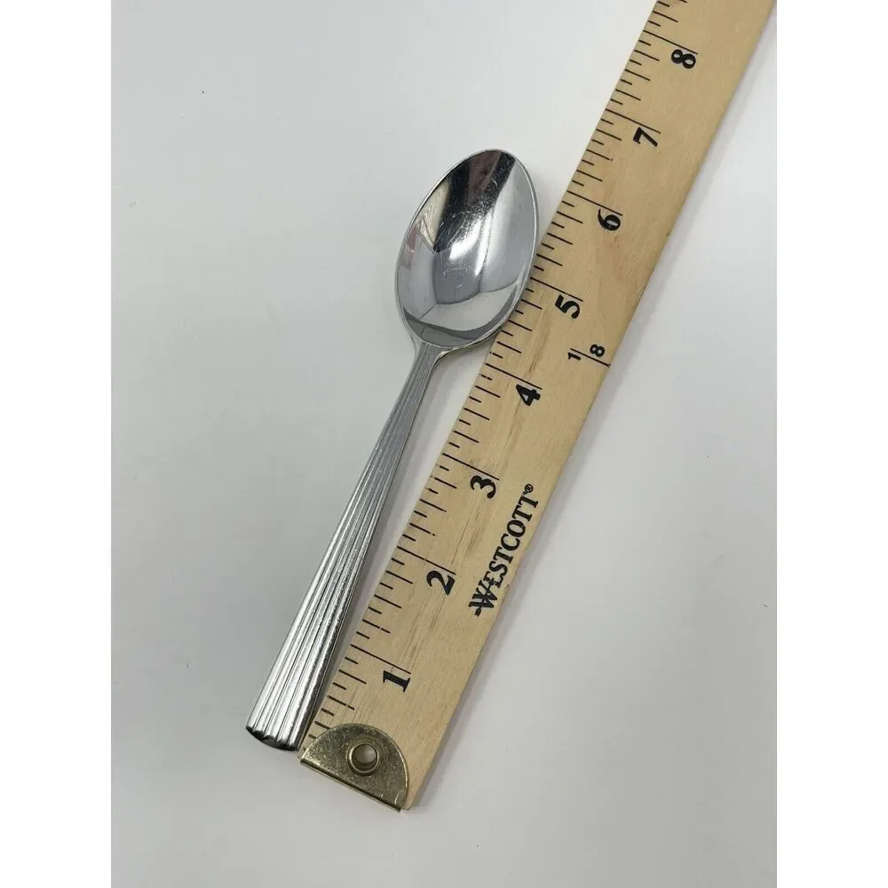Reed & Barton Berkeley 18/10 Stainless Steel Flatware Tea Spoon 6.25” Set Of 4